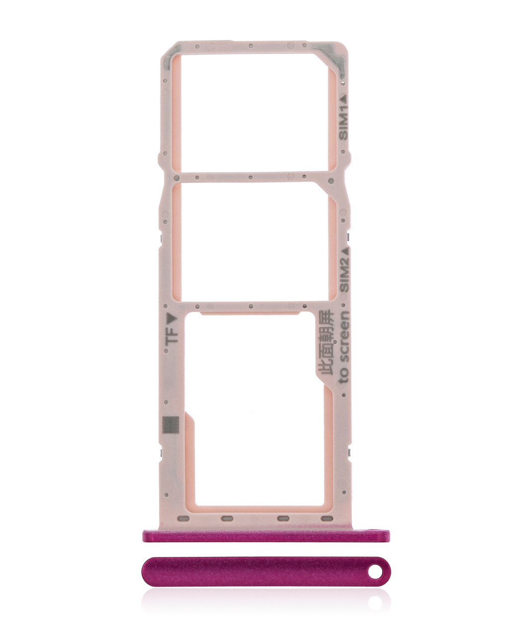 Dual SIM Card Tray for Huawei Y7 (2019) (Aurora Purple)