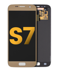 OLED display without frame for Samsung Galaxy S7 (Refurbished) (Gold Platinum)
