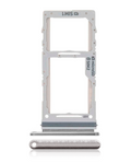 Dual SIM Card Tray for Samsung Galaxy Note 10 Plus / 5G (Aura Glow / Silver)