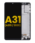 OLED-Display mit Rahmen für Samsung Galaxy A31 (Refurbished) (Alle Farben)