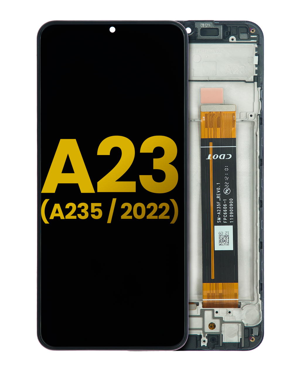 LCD-Display mit Rahmen Samsung Galaxy A23 (A235) Refurbished (Alle Farben)