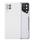 Glas-Backcover mit Kameralinse für Samsung Galaxy A22 4G (Weiß) Aftermarket+
