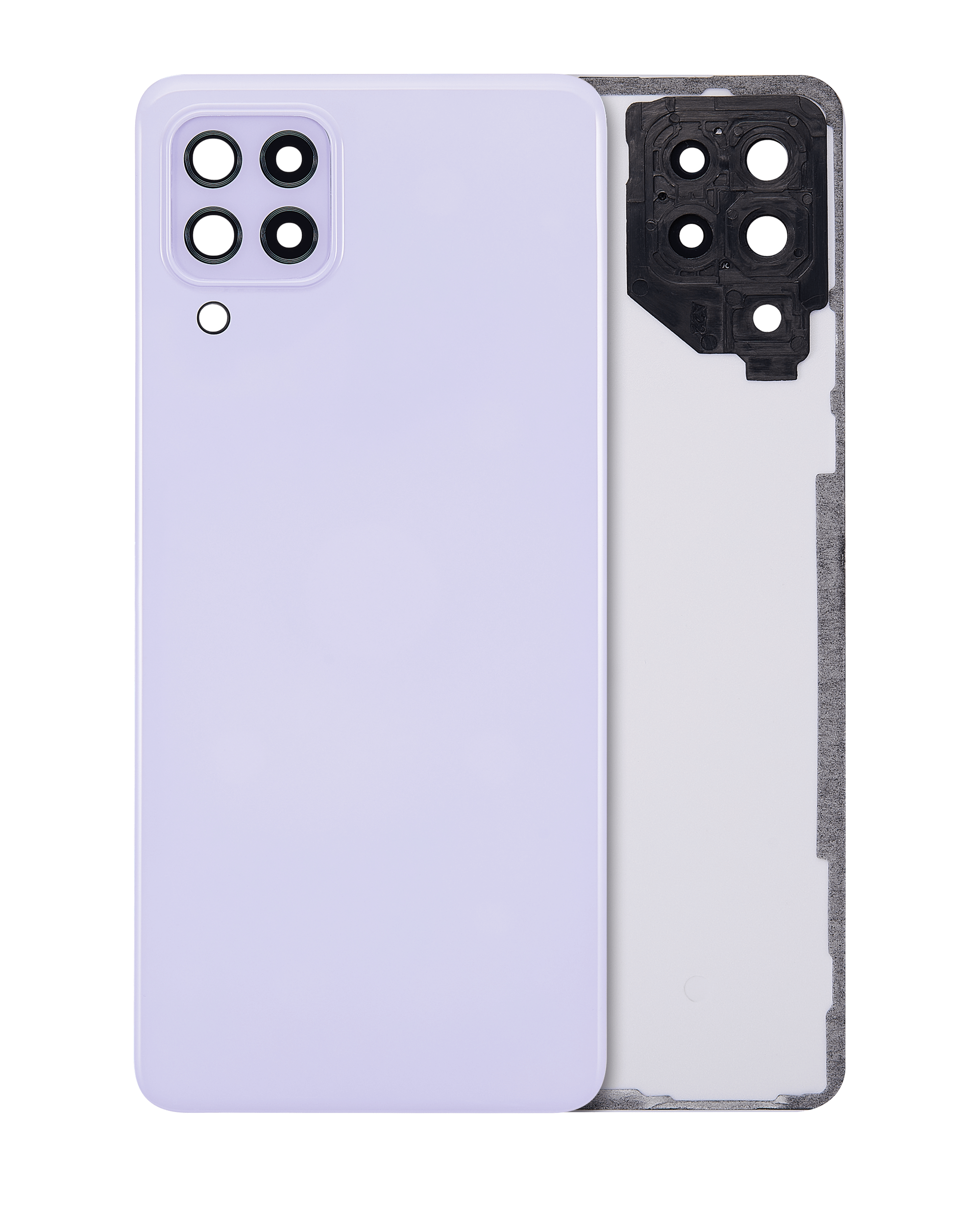 Glass Back Cover with Camera Lens for Samsung Galaxy A22 4G (A225 / 2021) (Aftermarket Plus) (Violet)