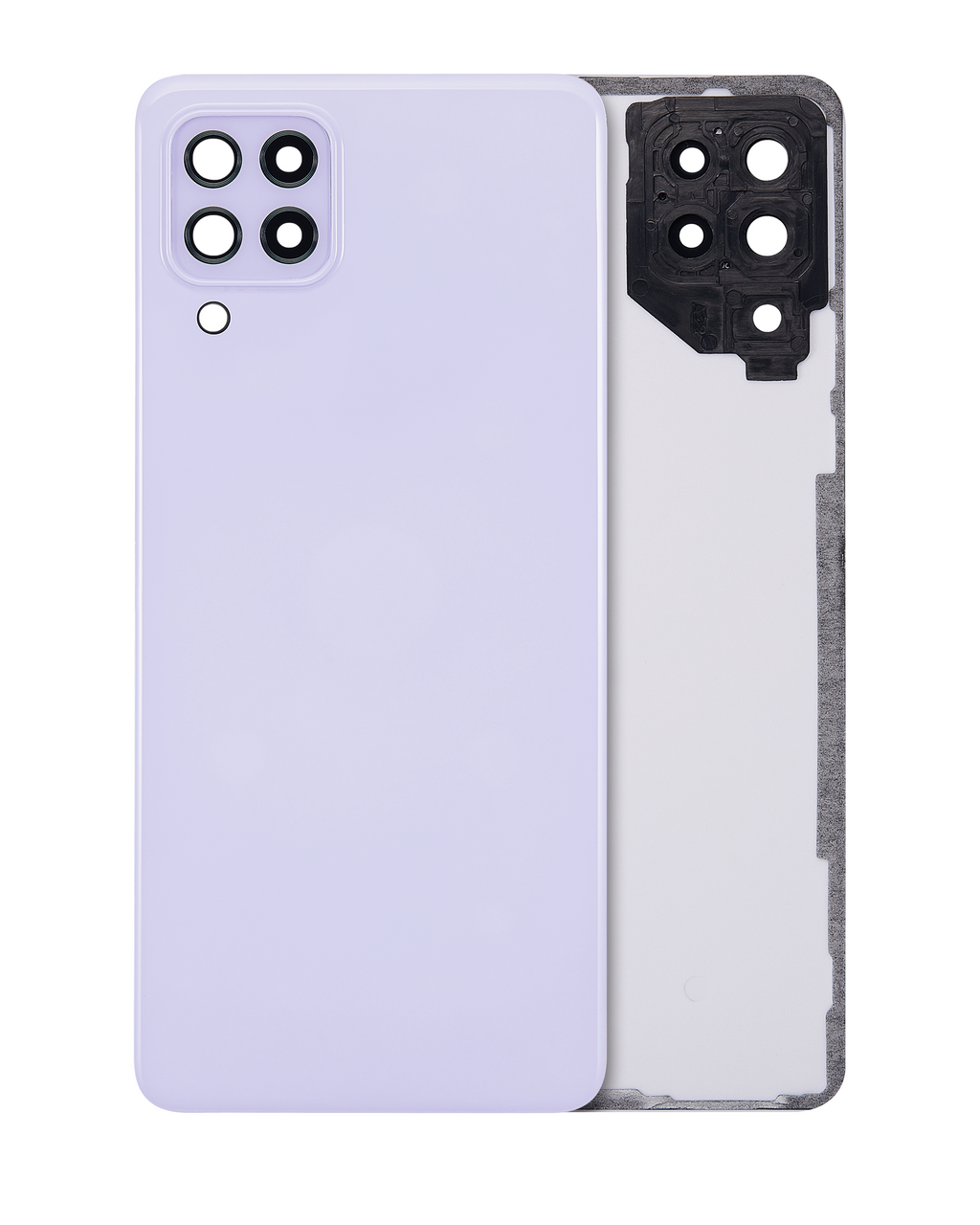Glass Back Cover with Camera Lens for Samsung Galaxy A22 4G (A225 / 2021) (Aftermarket Plus) (Violet)