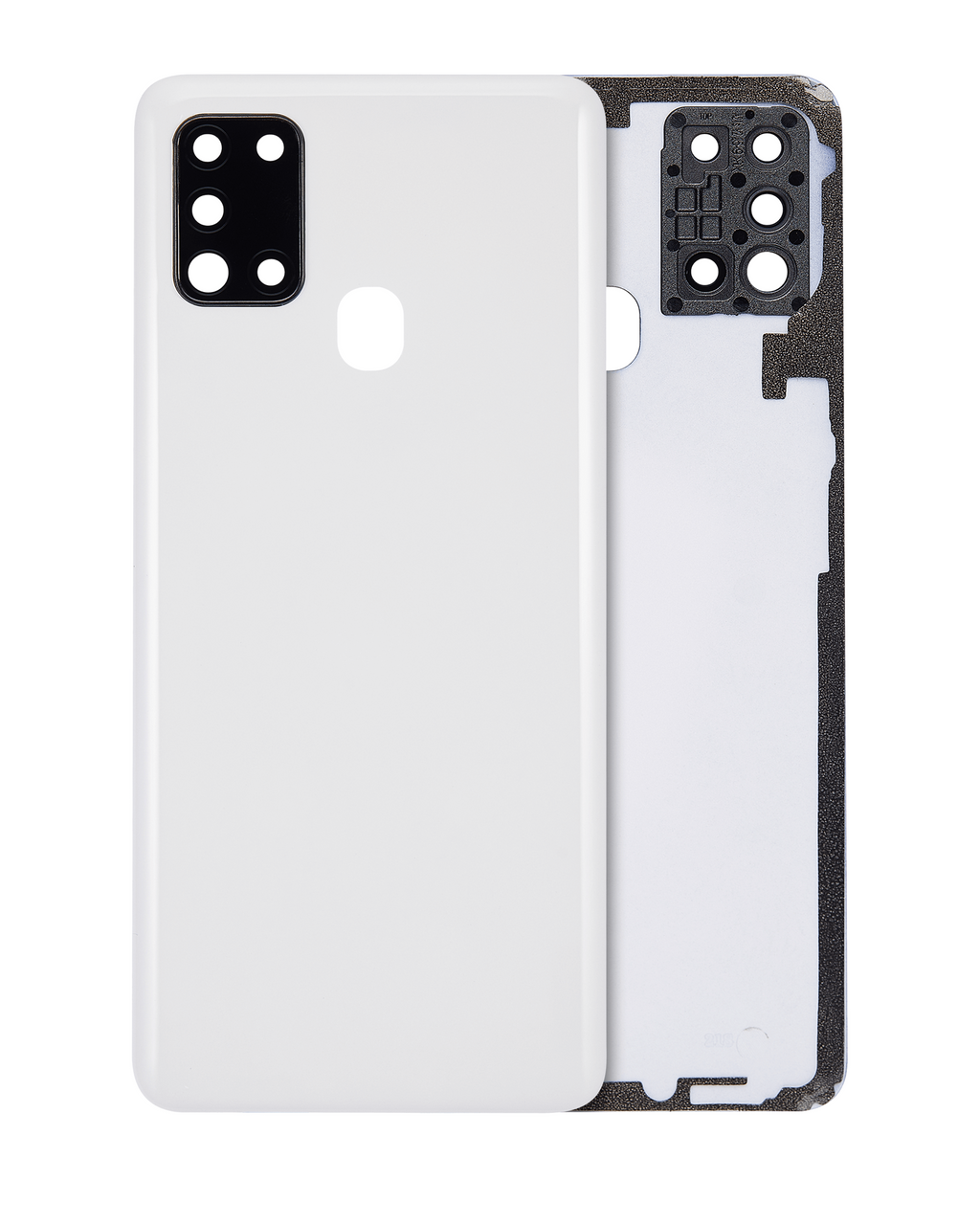 Back Cover with Camera Lens for Samsung Galaxy A21S (A217 / 2020) (Aftermarket Plus) (White)