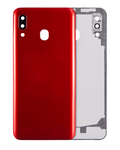 Back Cover with Camera Lens for Samsung Galaxy A20 (A205 / 2019) (Aftermarket Plus) (Red)