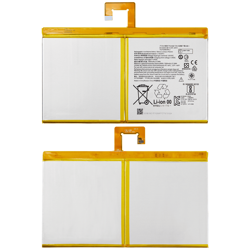 Ersatzakku für Lenovo Smart Tab P10 (TB-X705) (FHD) (L16D2P31)