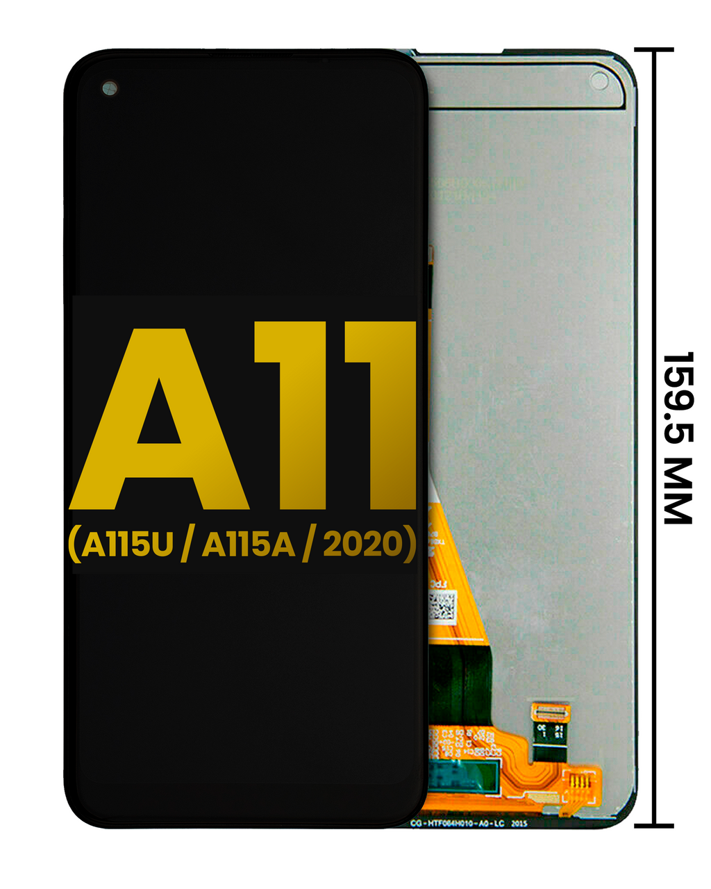 LCD-Display ohne Rahmen für Samsung Galaxy A11 A115U/A115A Refurbished