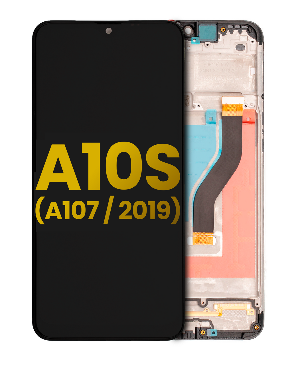 LCD-Display mit Rahmen Samsung Galaxy A10s (wiederaufbereitet)