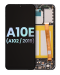 LCD-Display mit Rahmen für Samsung Galaxy A10e (Service-Pack)