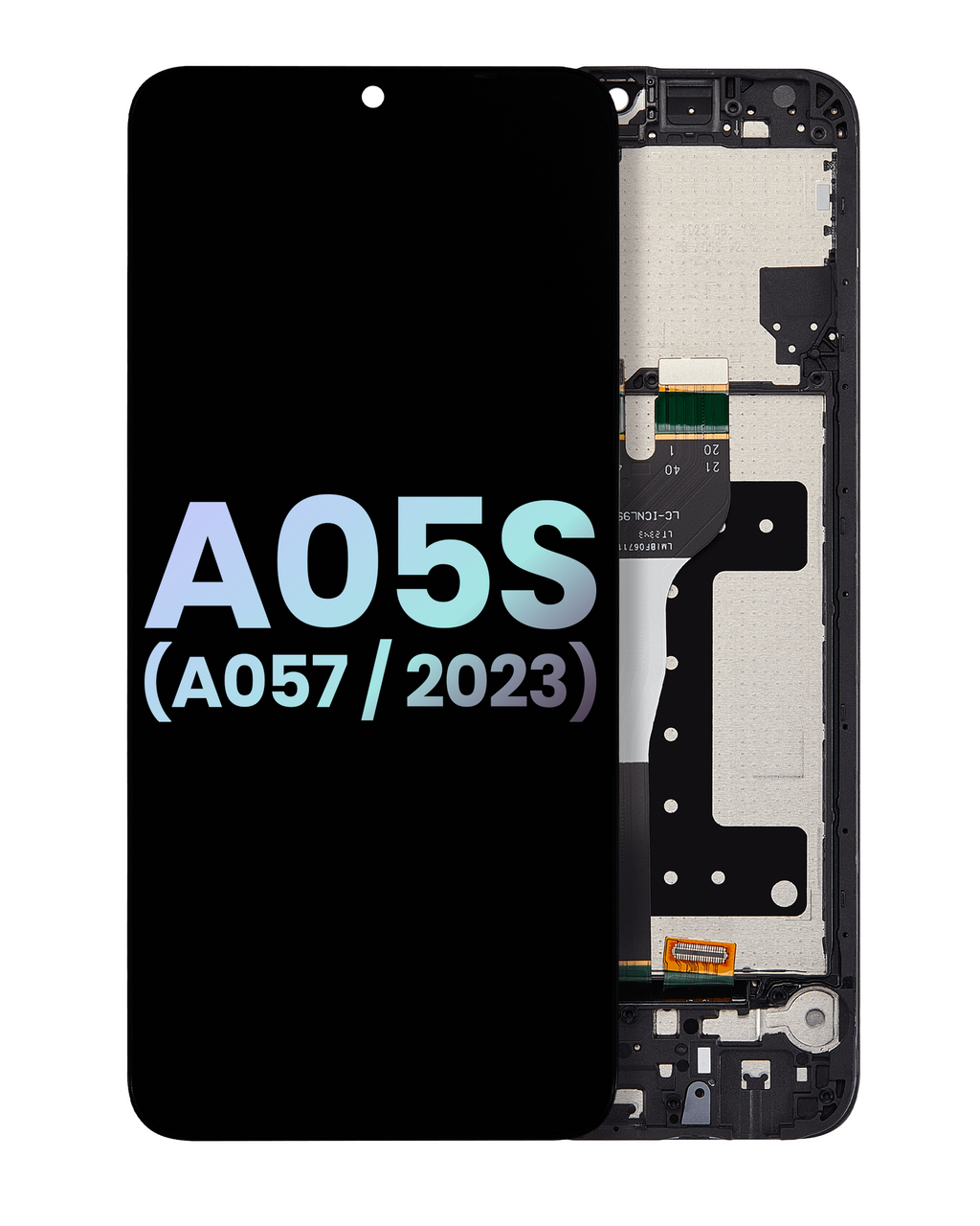 LCD-Display mit Rahmen Samsung Galaxy A05s (A057) Service Pack Schwarz