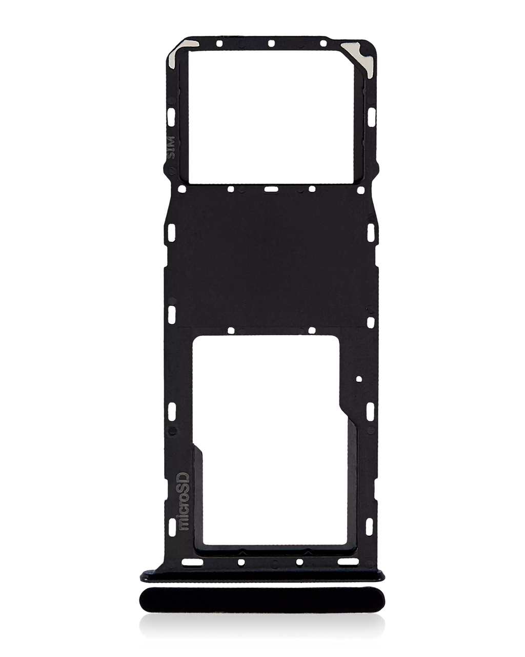 Single SIM-Kartenfach für Samsung Galaxy A03S (A037U/2021) (Schwarz)