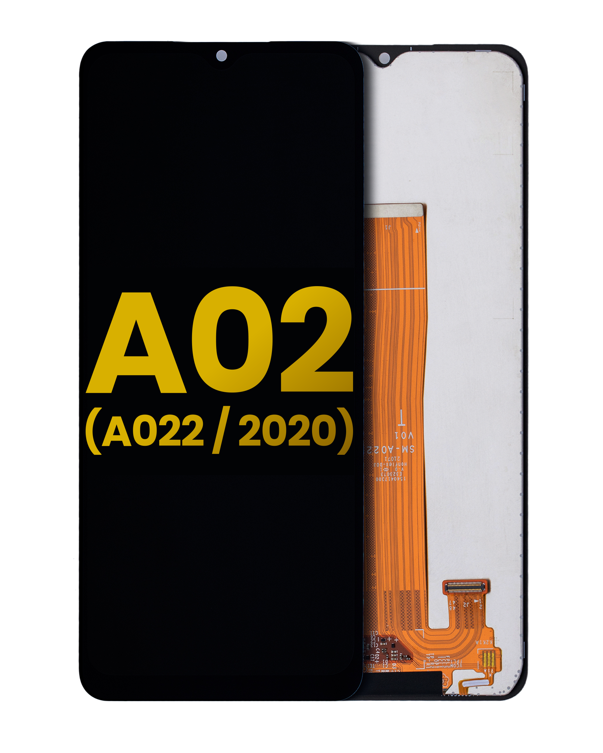 LCD-Display ohne Rahmen für Samsung Galaxy A02 Refurbished, alle Farben