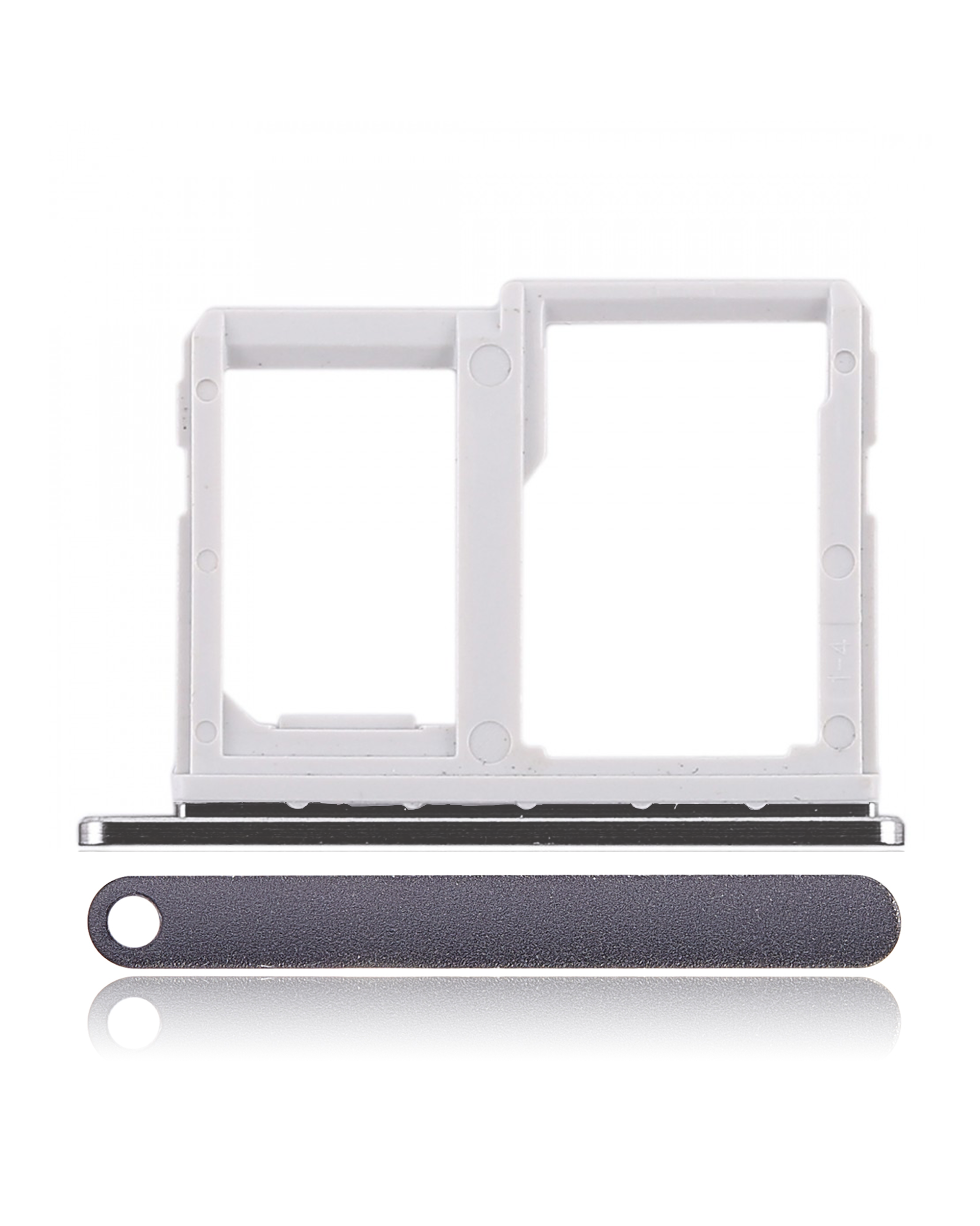 SIM-Karten- und SD-Karten-Fach für LG Q6 (M700) (Schwarz)