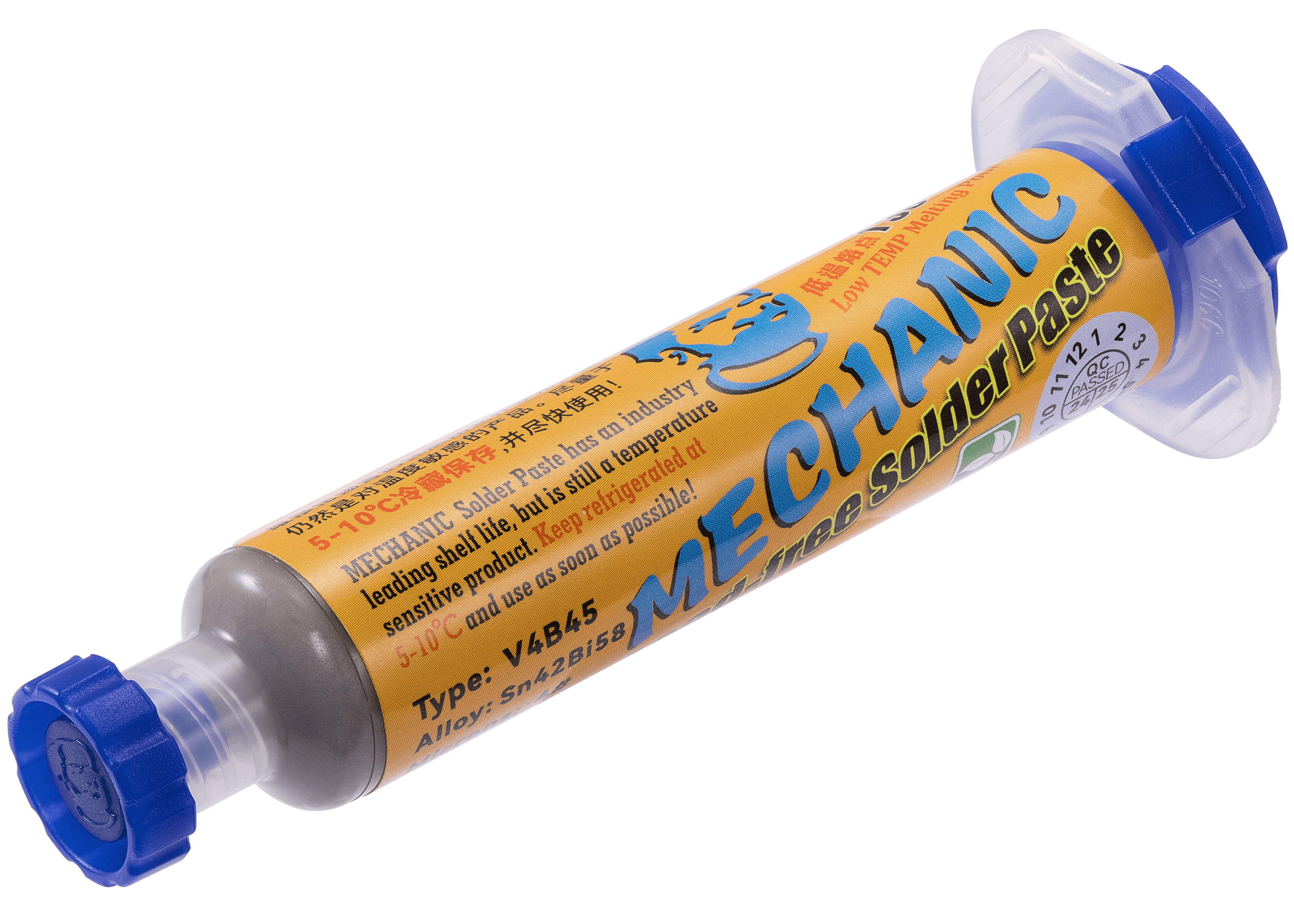 Solder Paste Low Temperature RoHS Lead Free 40g (V40-BS458) (Mechanic)