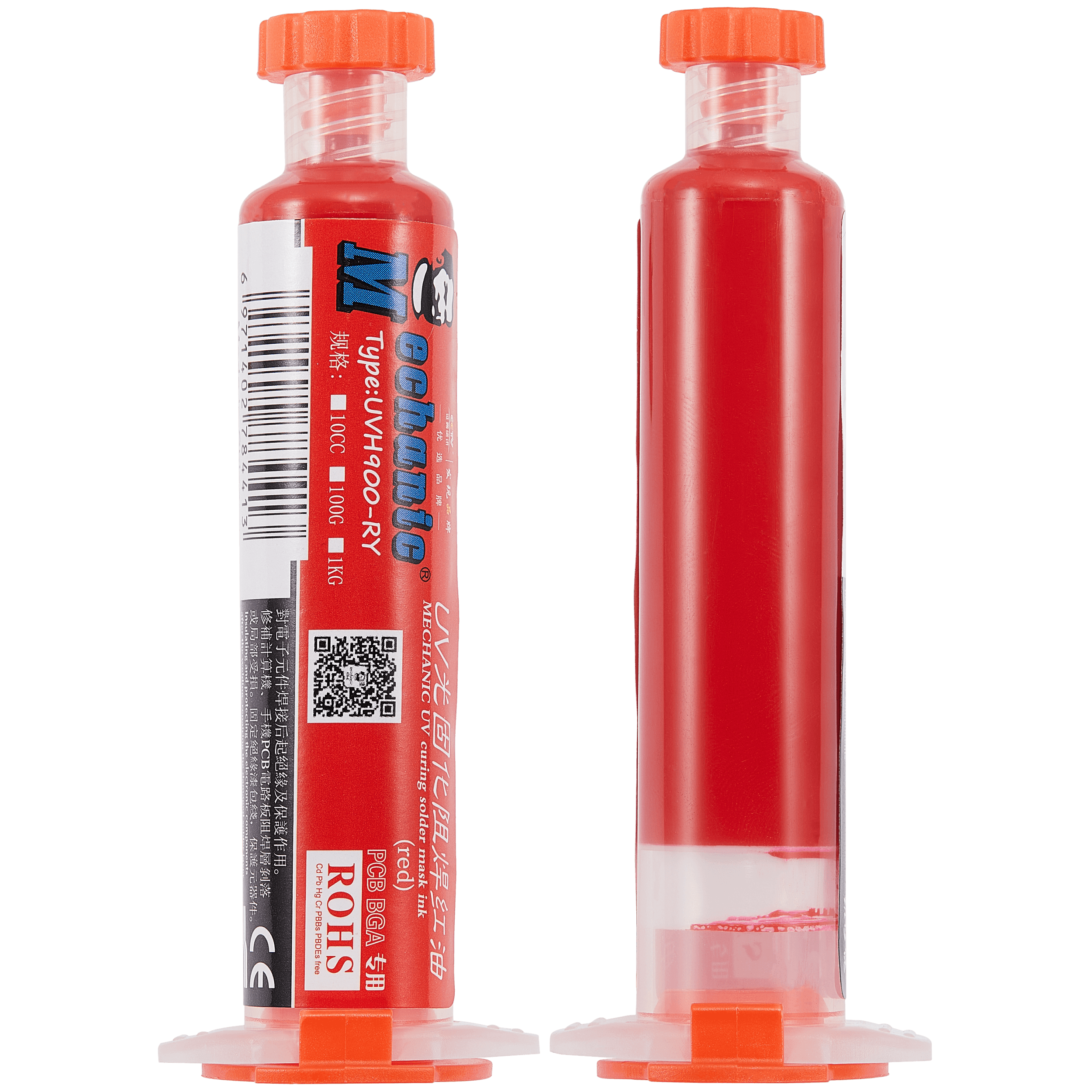 UV-Lötstopplack Rot 10 ml (Mechanic)