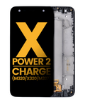 LCD-Display mit Rahmen für LG X Power 2 / X Charge (Refurbished) (Alle Farben)