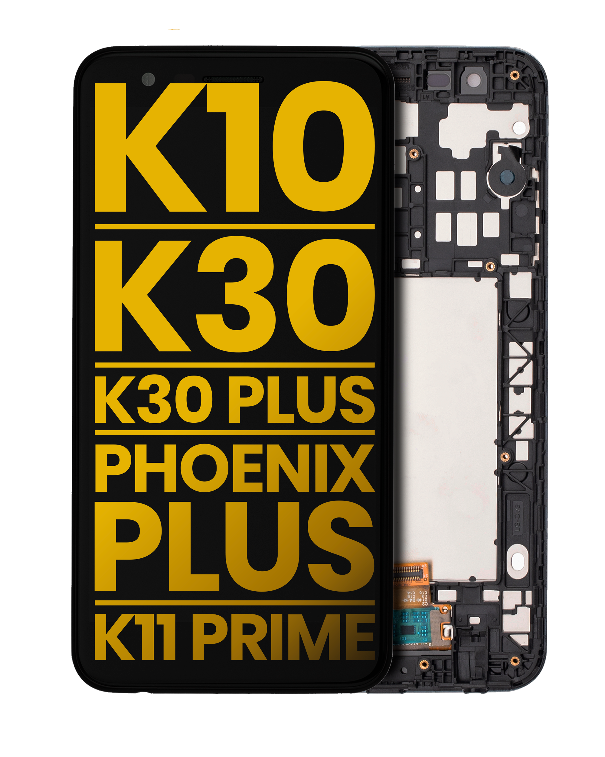 LCD Display with Frame for LG K10 (2018) / K30 / K30 Plus / Phoenix Plus / K11 Prime (Refurbished) (All Colors)