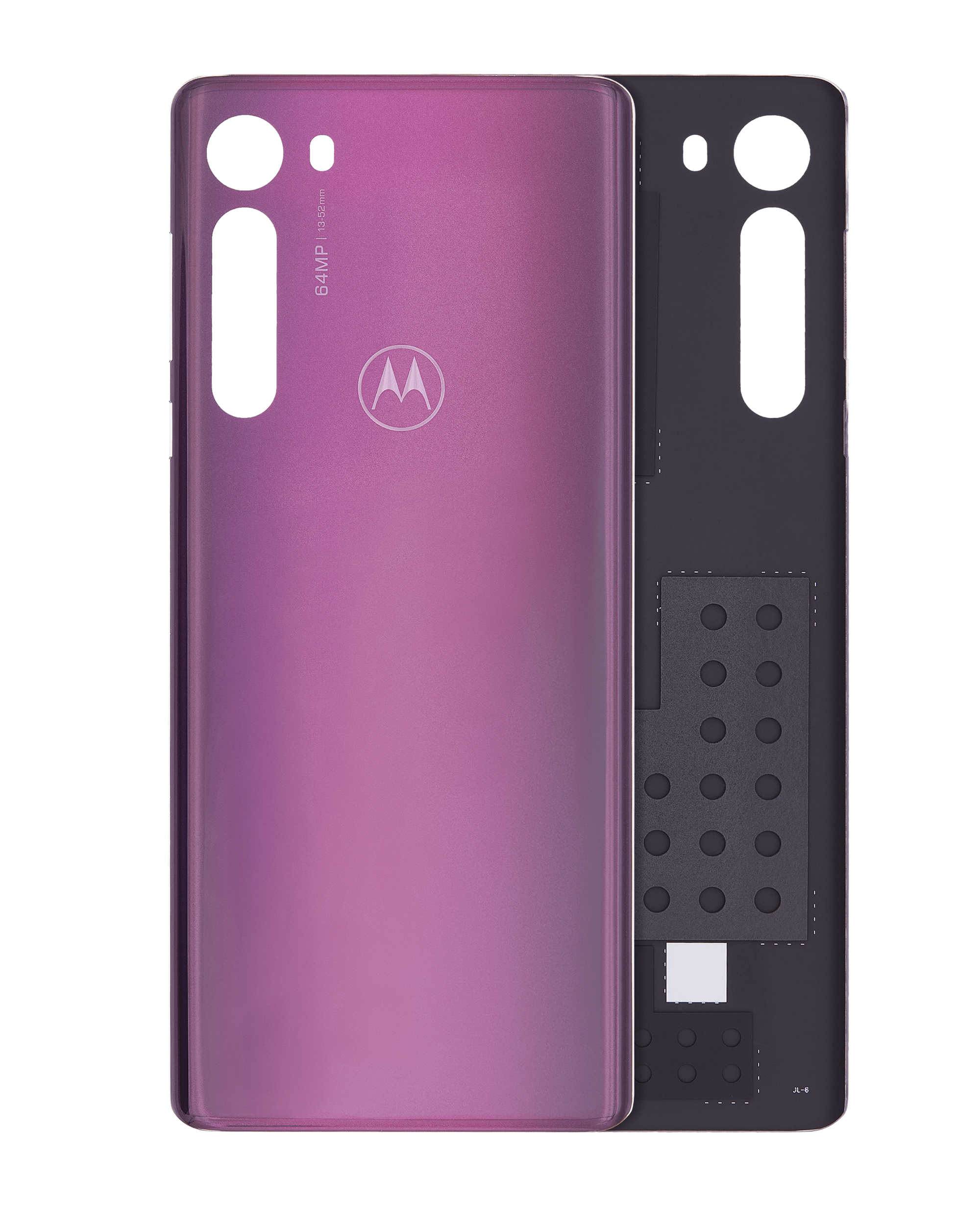 Back Cover Glass for Motorola Moto Edge (XT2063 / 2020) Original OEM (Midnight Magenta)