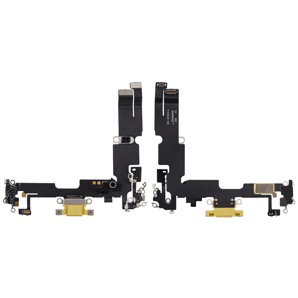 Ladebuchse Flexkabel für iPhone 14 Plus (gebrauchter OEM-Ausbau) (Gelb)