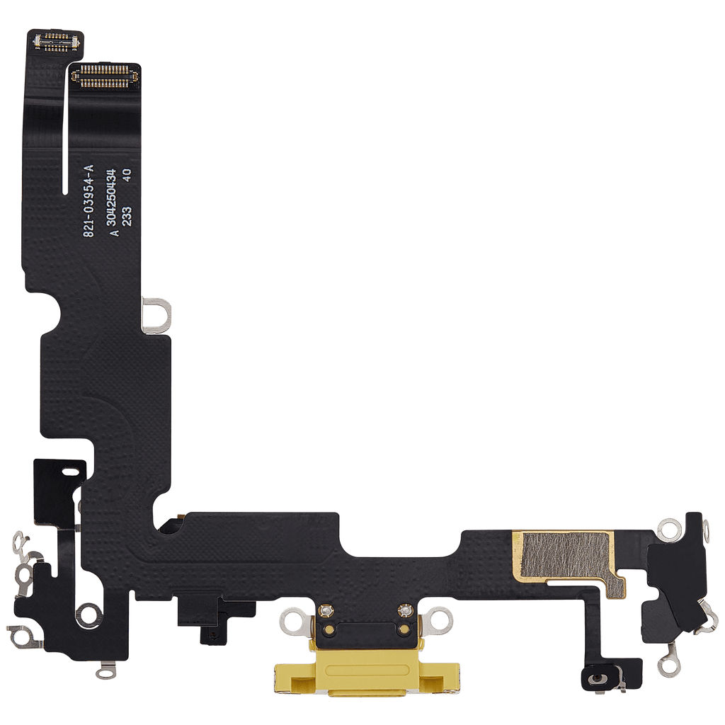 Ladebuchse Flexkabel für iPhone 14 Plus (gebrauchter OEM-Ausbau) (Gelb)