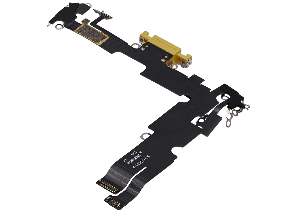 Ladebuchse Flexkabel für iPhone 14 Plus (gebrauchter OEM-Ausbau) (Gelb)