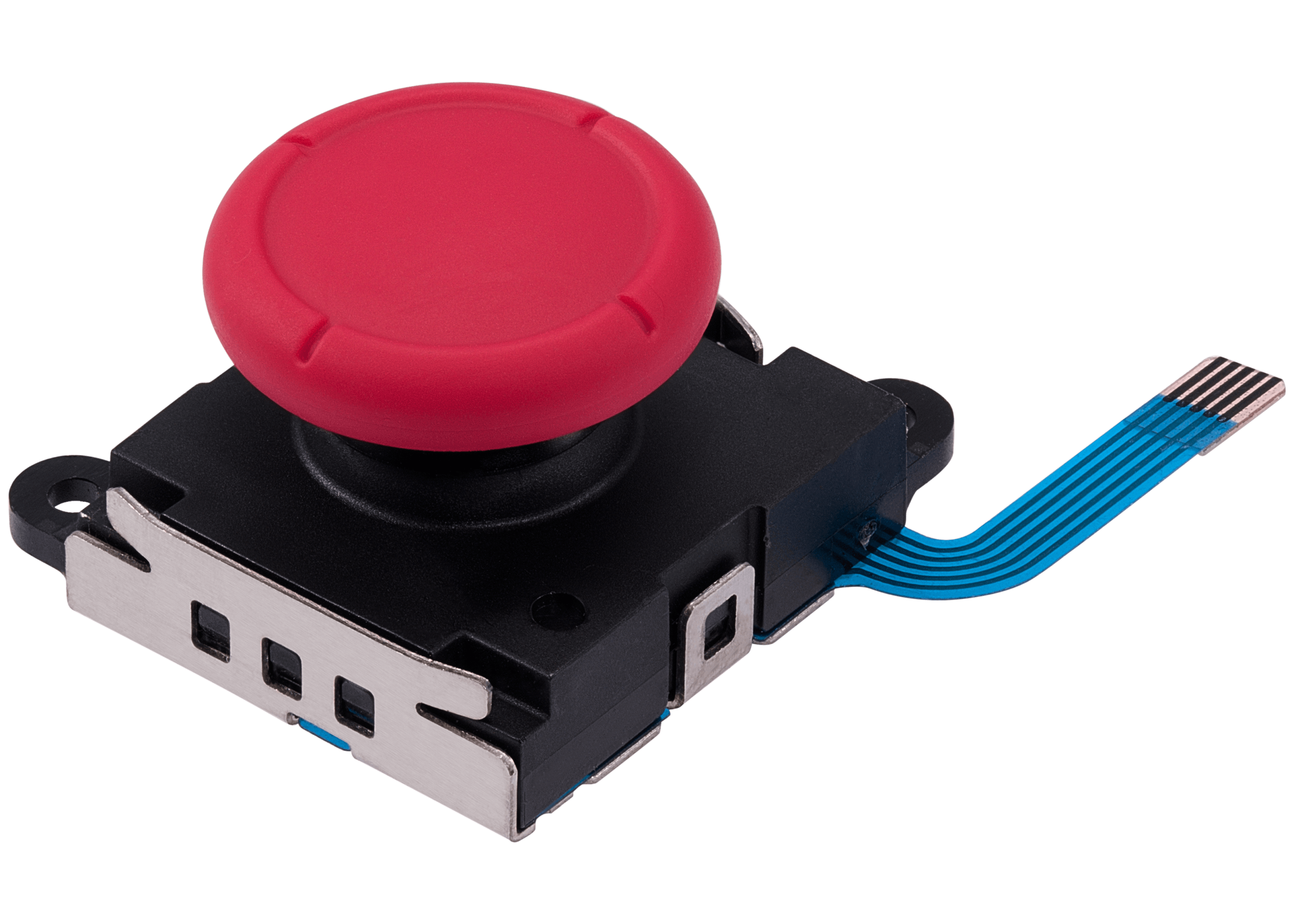 3D Analog Joystick Cap Thumbstick for Nintendo Switch / Switch OLED / Switch Lite Joy-Con Controller (Red)
