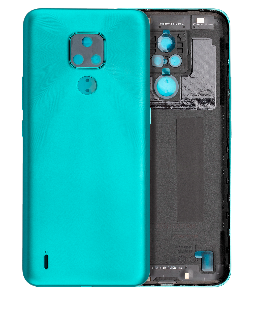 Backcover für Motorola Moto E7 (XT2095 / 2020) (Aqua Blue)