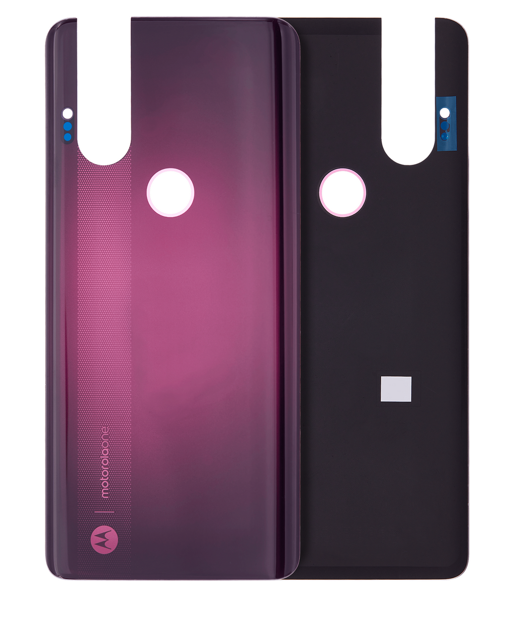 Back cover glass for Motorola Moto One Hyper (XT2027-1 / 2020) (Original OEM) (Magenta)