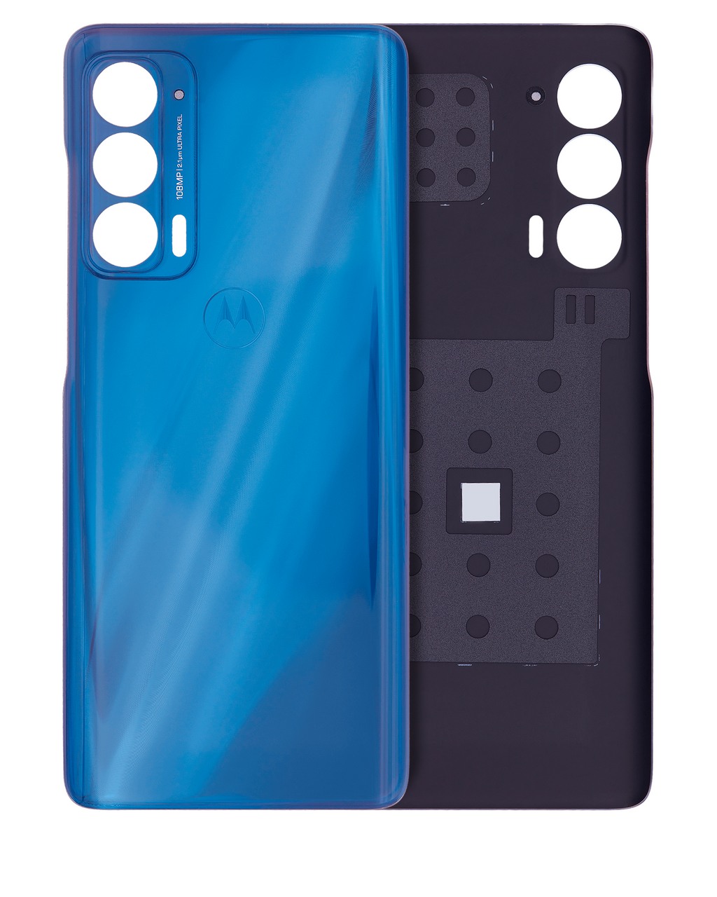 Back Cover Glass for Motorola Edge 5G (XT2141 / 2021) Original OEM Nebula Blue