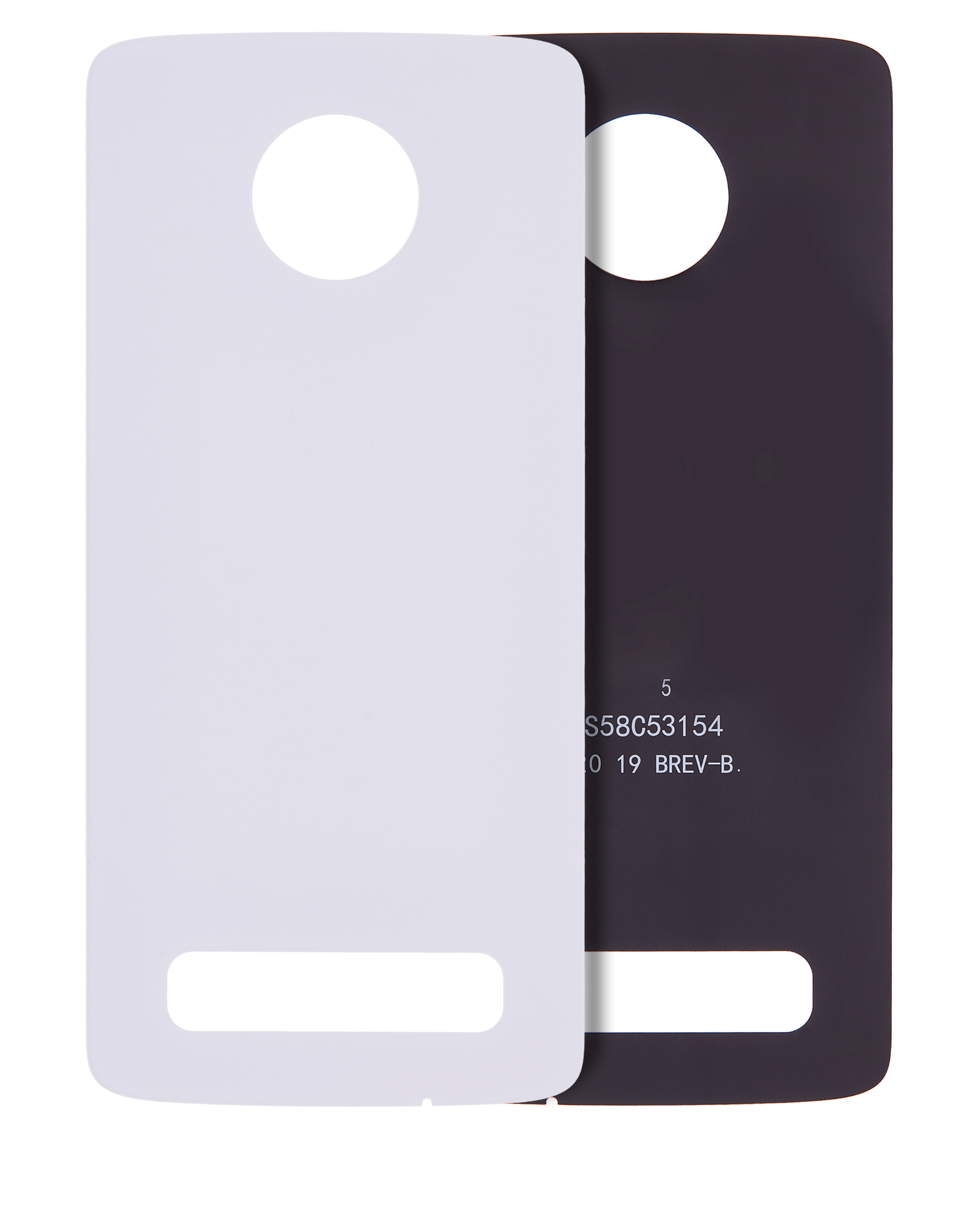 Backcover-Glas Motorola Moto Z4 OEM Weiß