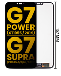 Frameless LCD Display for Motorola Moto G7 Power (XT1955 / 2019) and G7 Supra (XT1955-5/6/DL / 2019) (US Version) (157 mm) (Refurbished) (All Colors)