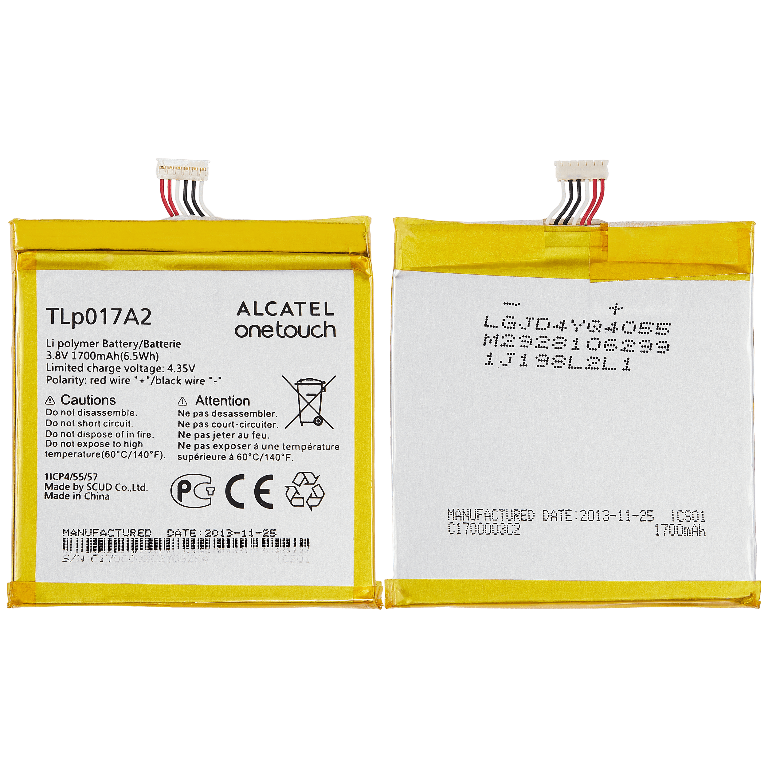 Ersatzakku für Alcatel One Touch Idol Mini (TLP017A2)