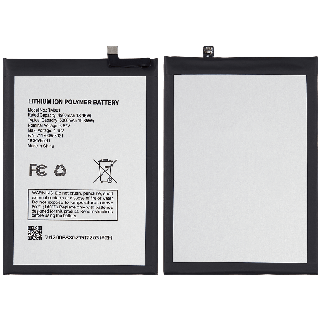 Replacement Battery for T-Mobile Revvl 6 Pro / Revvl 6X Pro 5G / Revvl V+ 5G / Boost Mobile Celero 5G Plus (2023) (TM001)