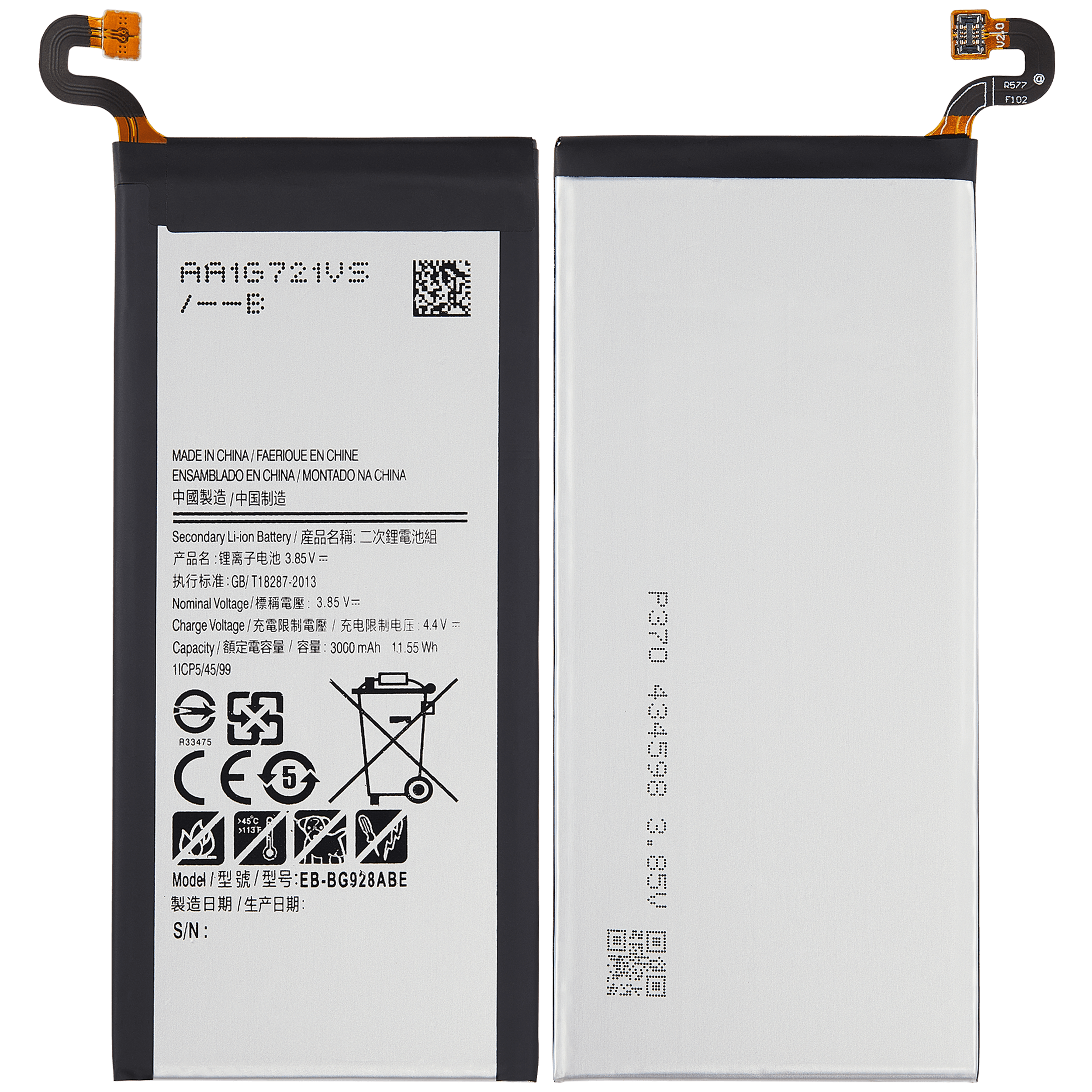 Replacement Battery for Samsung Galaxy S6 Edge Plus (EB-BG928ABA)