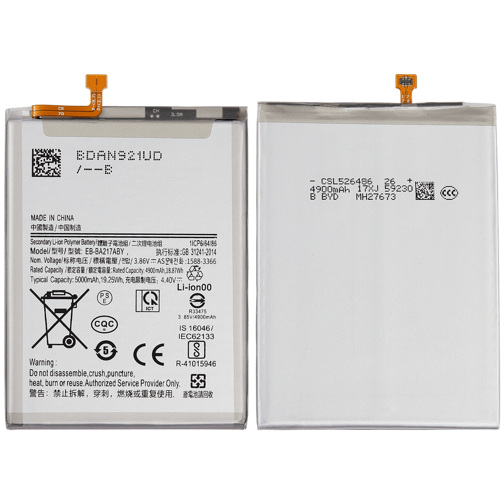 Replacement Battery for Samsung Galaxy A02 (A022) / A21s (A217) / A12 (A125) / A12 Nacho (A127) / A13 5G (A136U) / A13 (A135) / A04s (A047) / F13 (E135) / A13s (A137) / A13 4G (A135) (EB-BA217ABY)