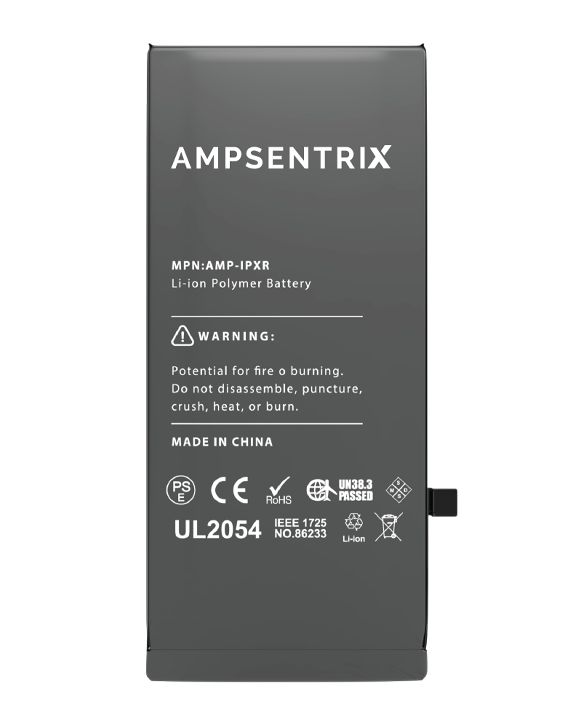 Ersatzakku für iPhone XR (AmpSentrix Basic)