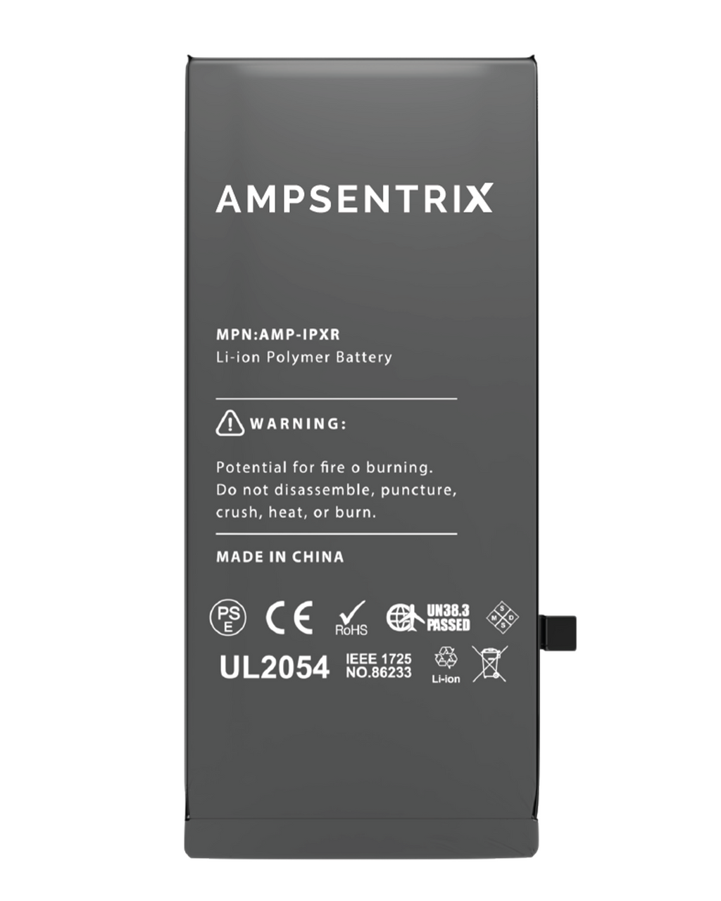 Replacement Battery for iPhone XR (AmpSentrix Basic)
