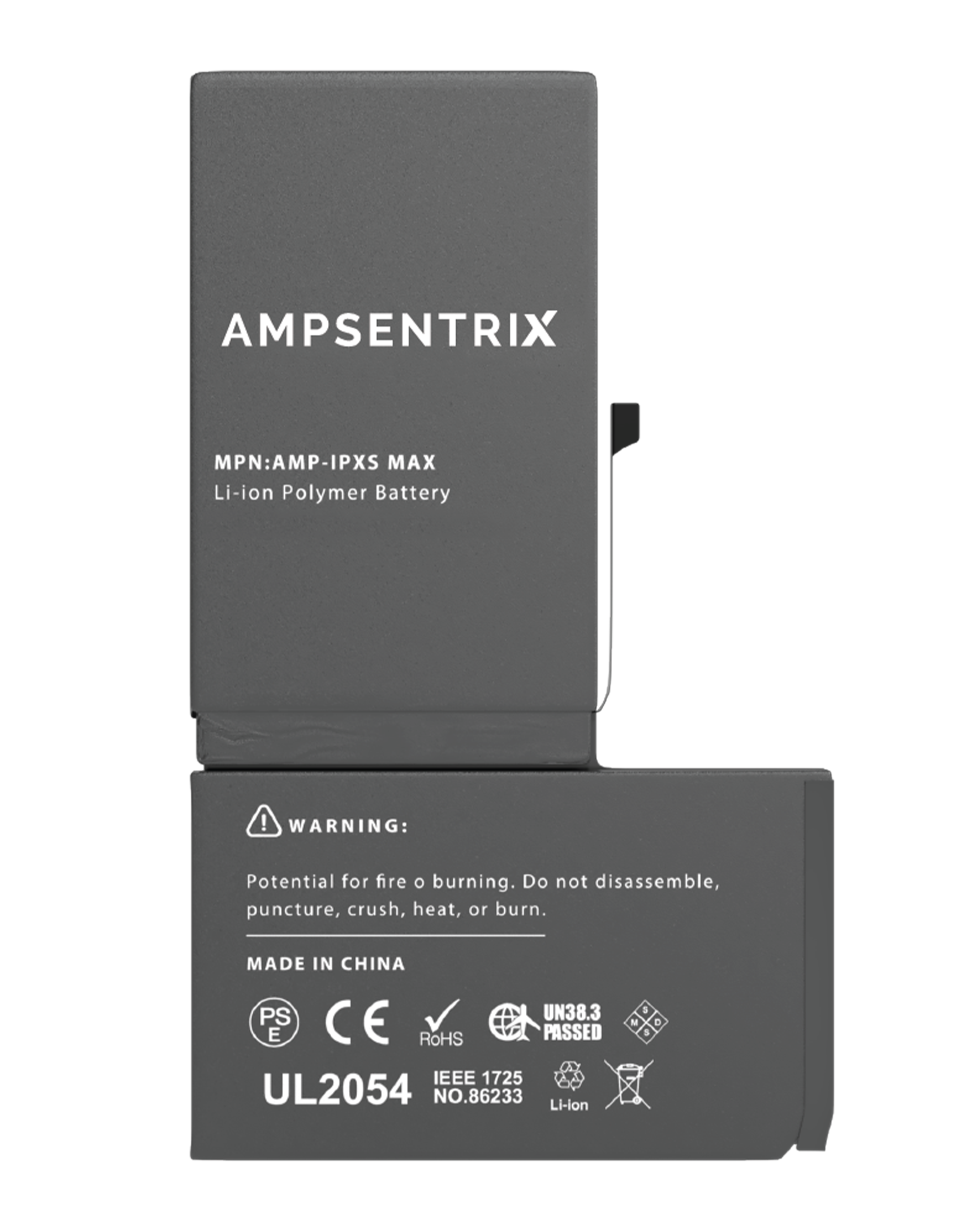 Replacement Battery for iPhone XS Max (AmpSentrix Basic)