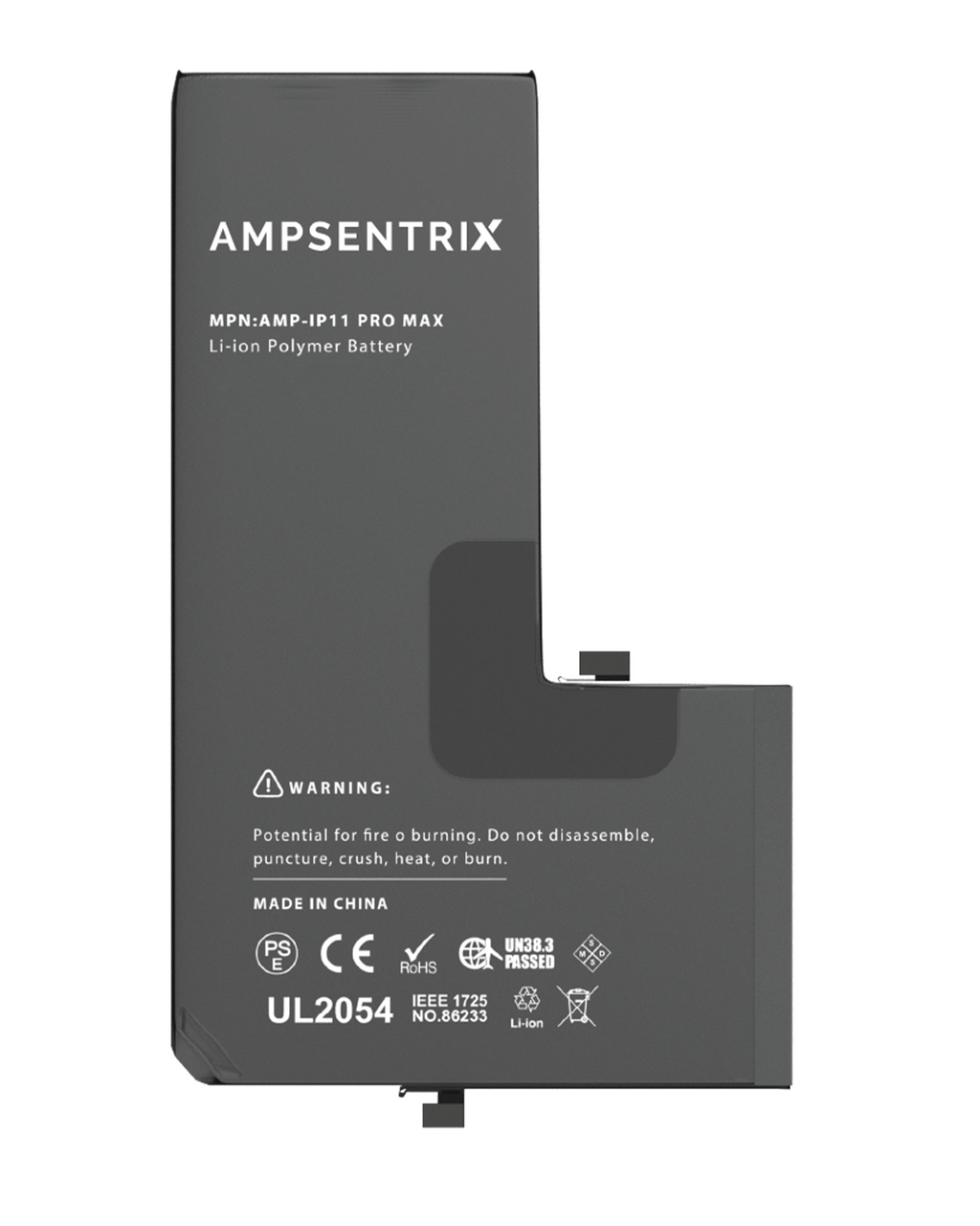 Replacement battery for iPhone 11 Pro Max (AmpSentrix Basic)