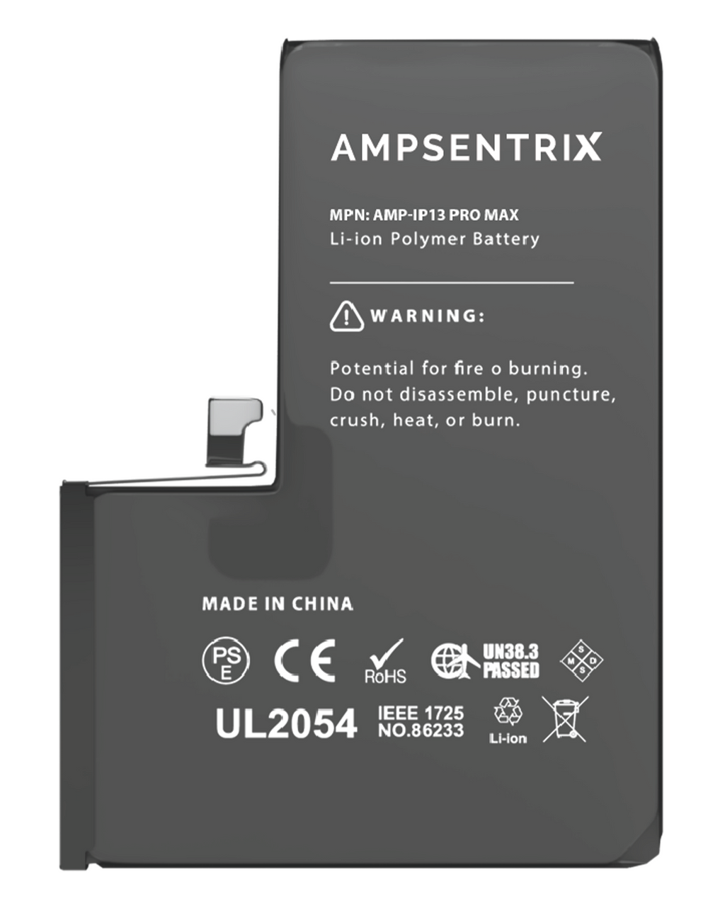 Replacement Battery for iPhone 13 Pro Max (AmpSentrix Basic)