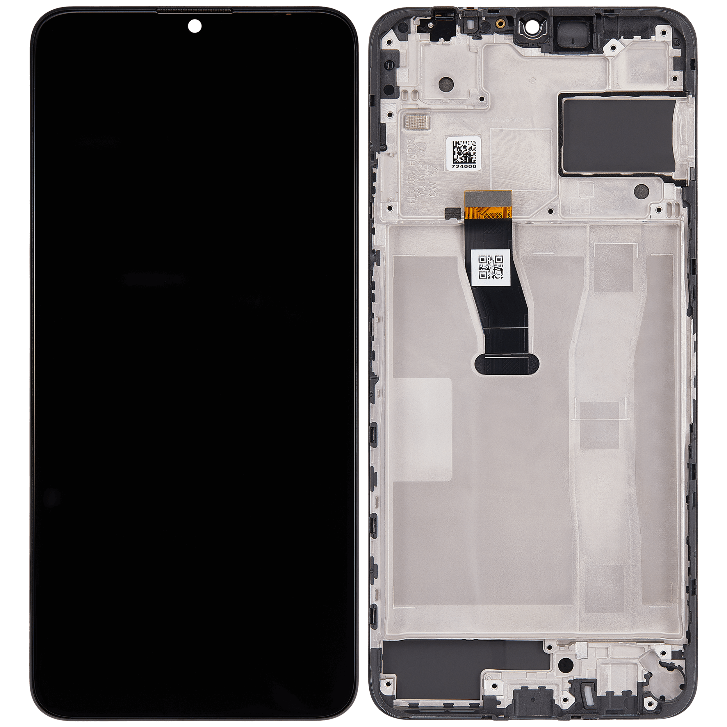 LCD-Display mit Rahmen für Huawei Enjoy 70Z (Refurbished) (Alle Farben)