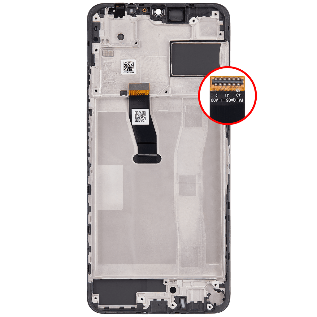 LCD-Display mit Rahmen für Huawei Enjoy 70Z (Refurbished) (Alle Farben)