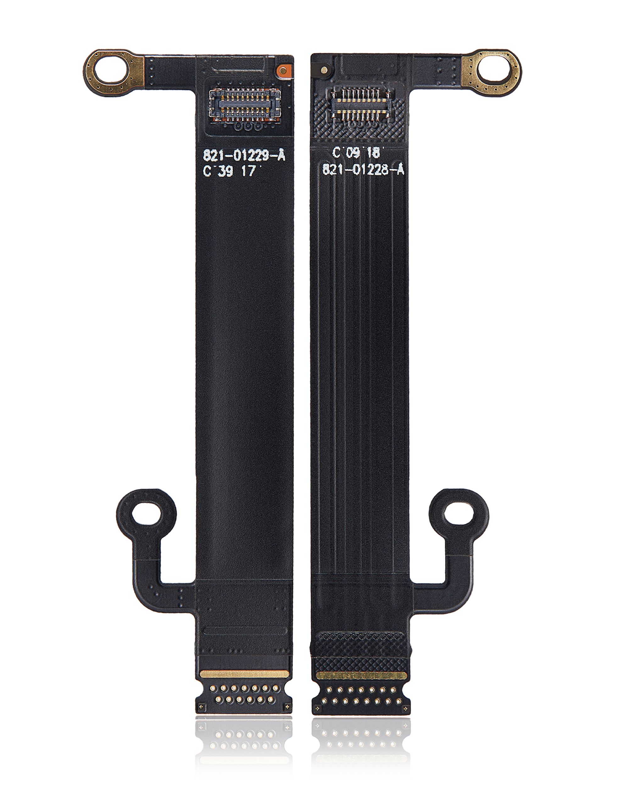 LCD Backlight and Front Camera Extension Flex Cable for MacBook Pro 13" / 15" A1706 / A1707 / A1708 / A1989 / A2159 / A2289 / A2251 / A1932 / A2179 / A1990 / A2338 (2016-2020) (Set of 2)