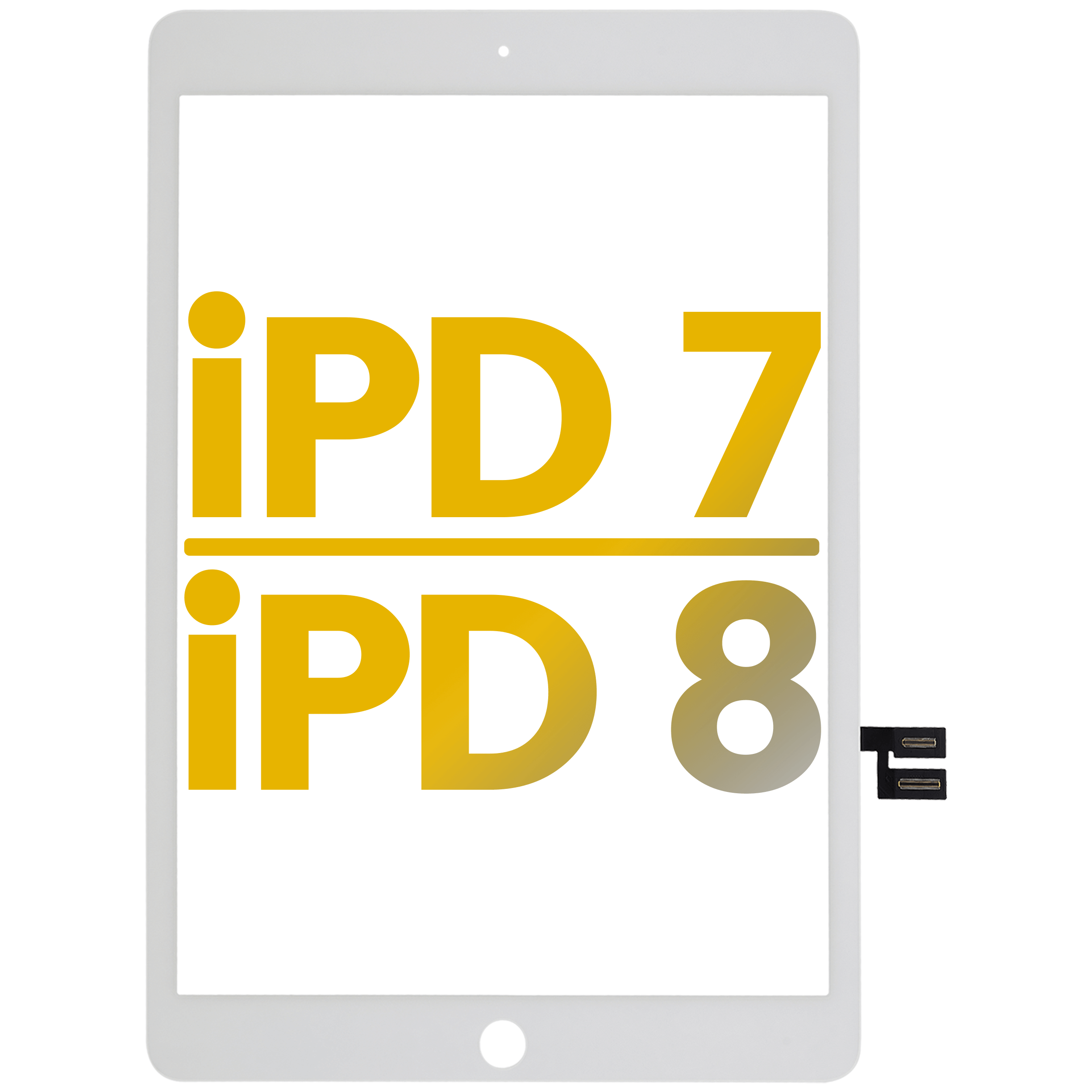 Digitizer for iPad 7 (2019) / iPad 8 (2020) (Premium) (White)