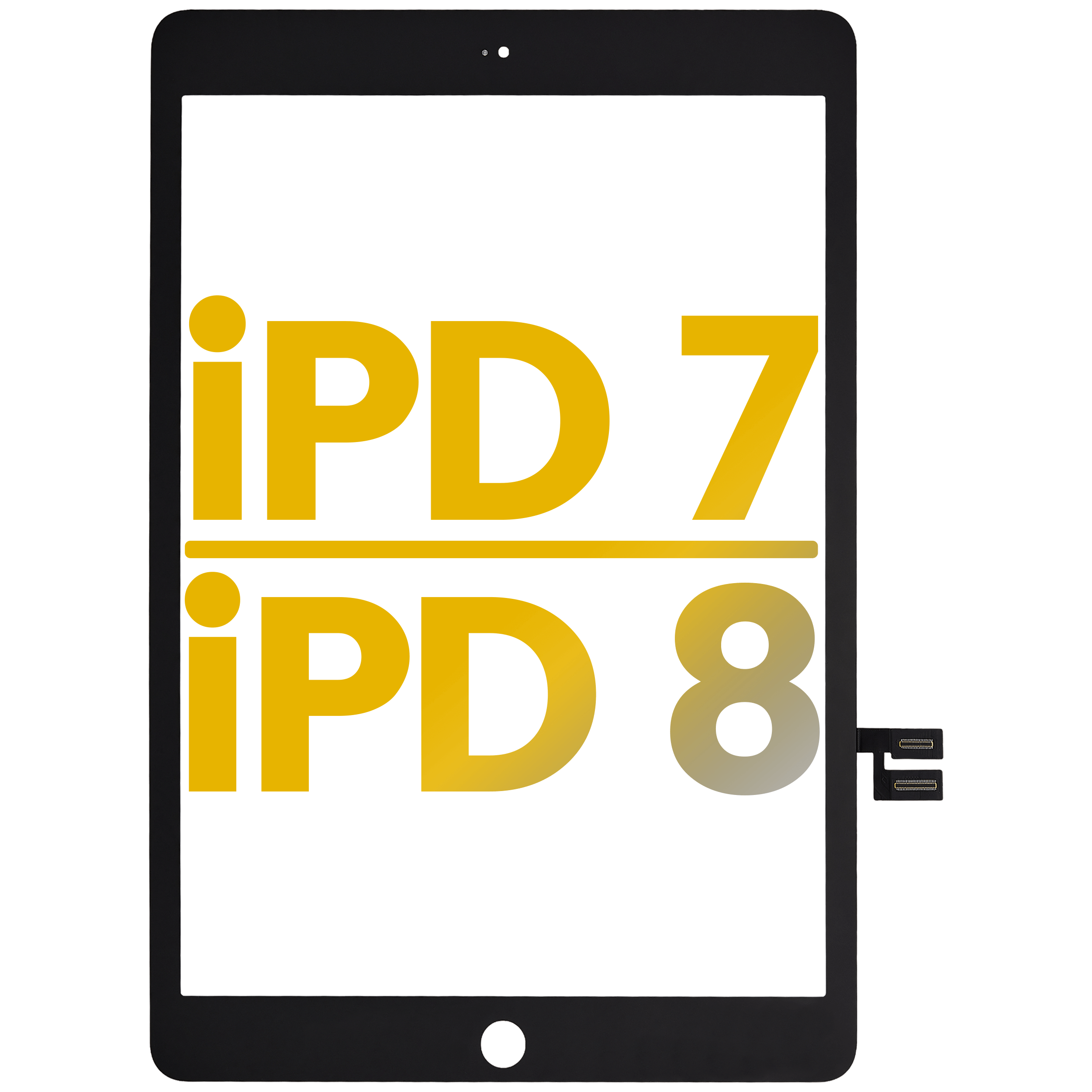Digitizer for iPad 7 (2019) / iPad 8 (2020) – Premium (Black)