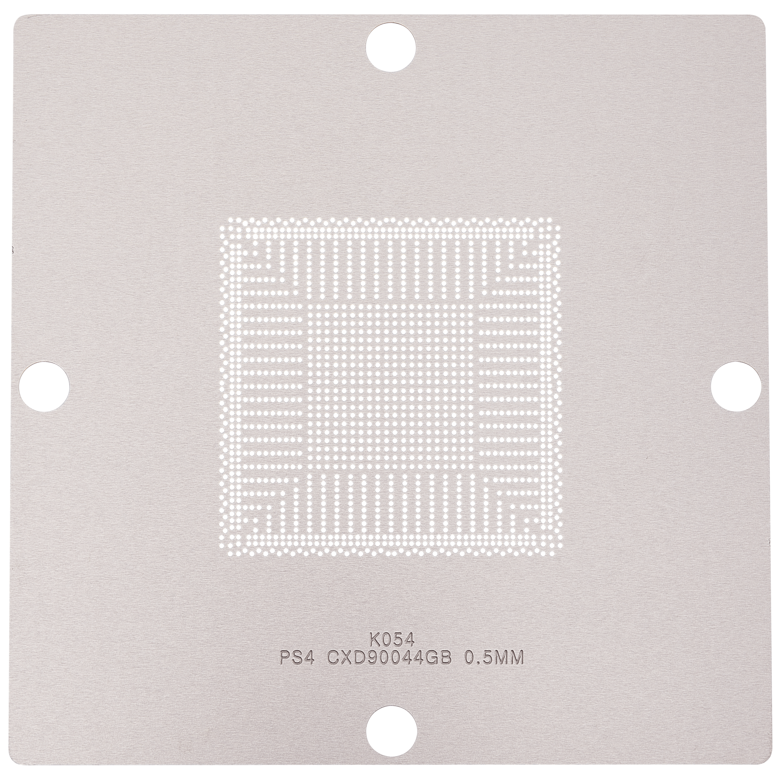 BGA Reballing Stencils for PlayStation 4 (90044, 90026, 90025, DDR5, DDR7, DDR2-3) – 6-piece Set