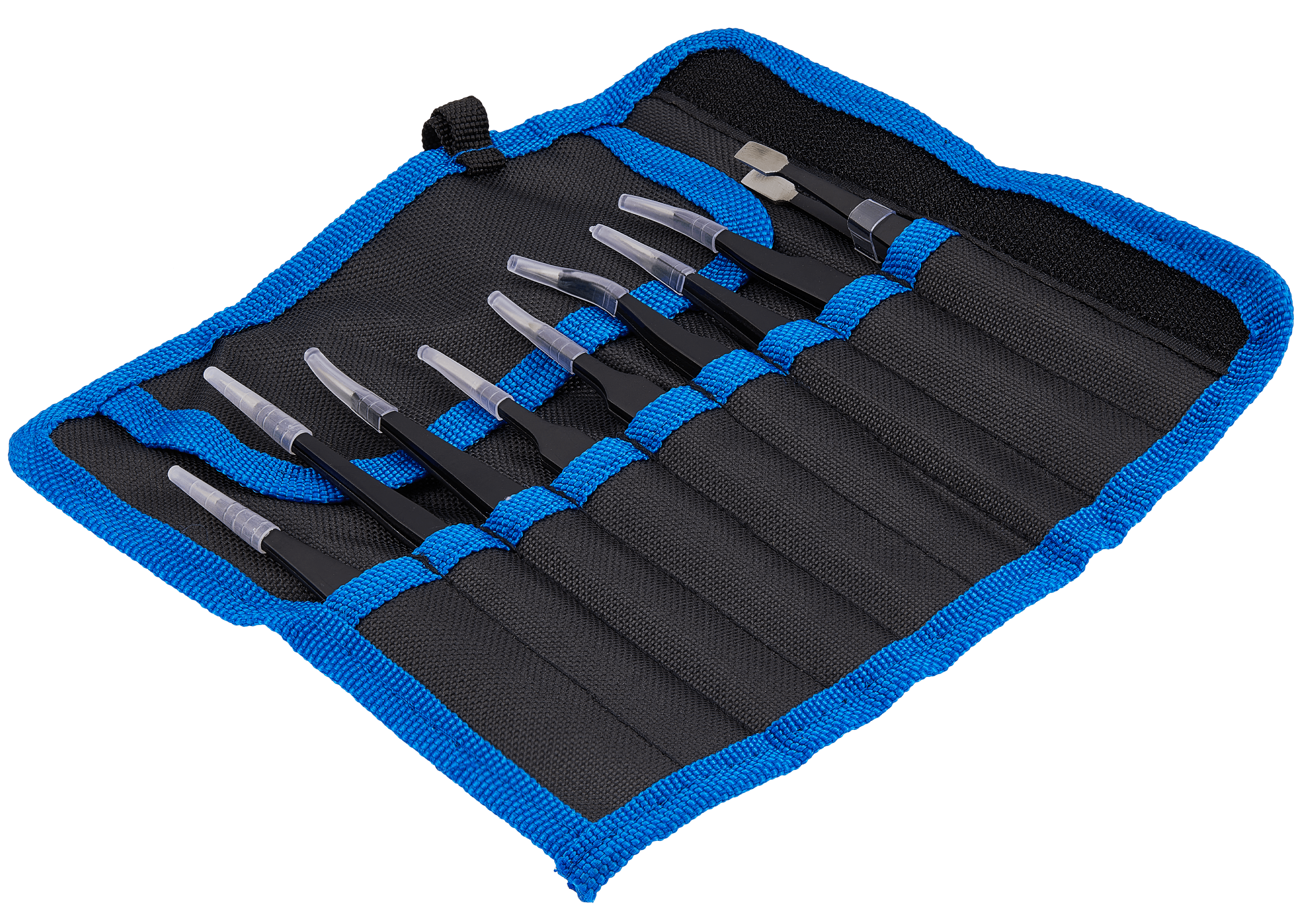 Pinzettenset mit Trageetui (9-teilig)