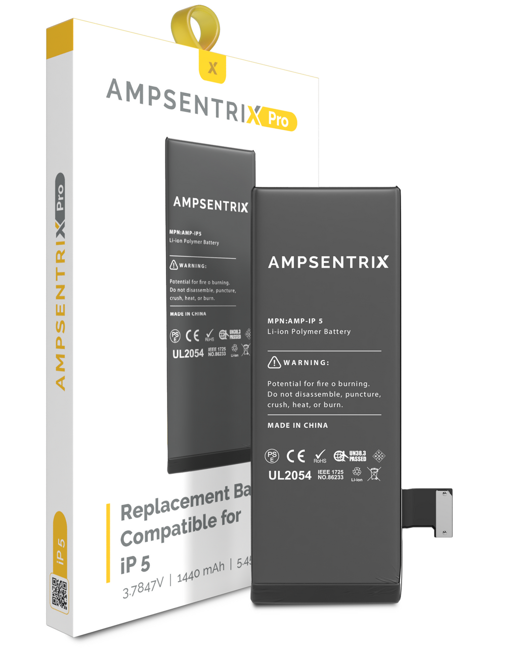 Ersatzakku für iPhone 5 (AmpSentrix Pro)