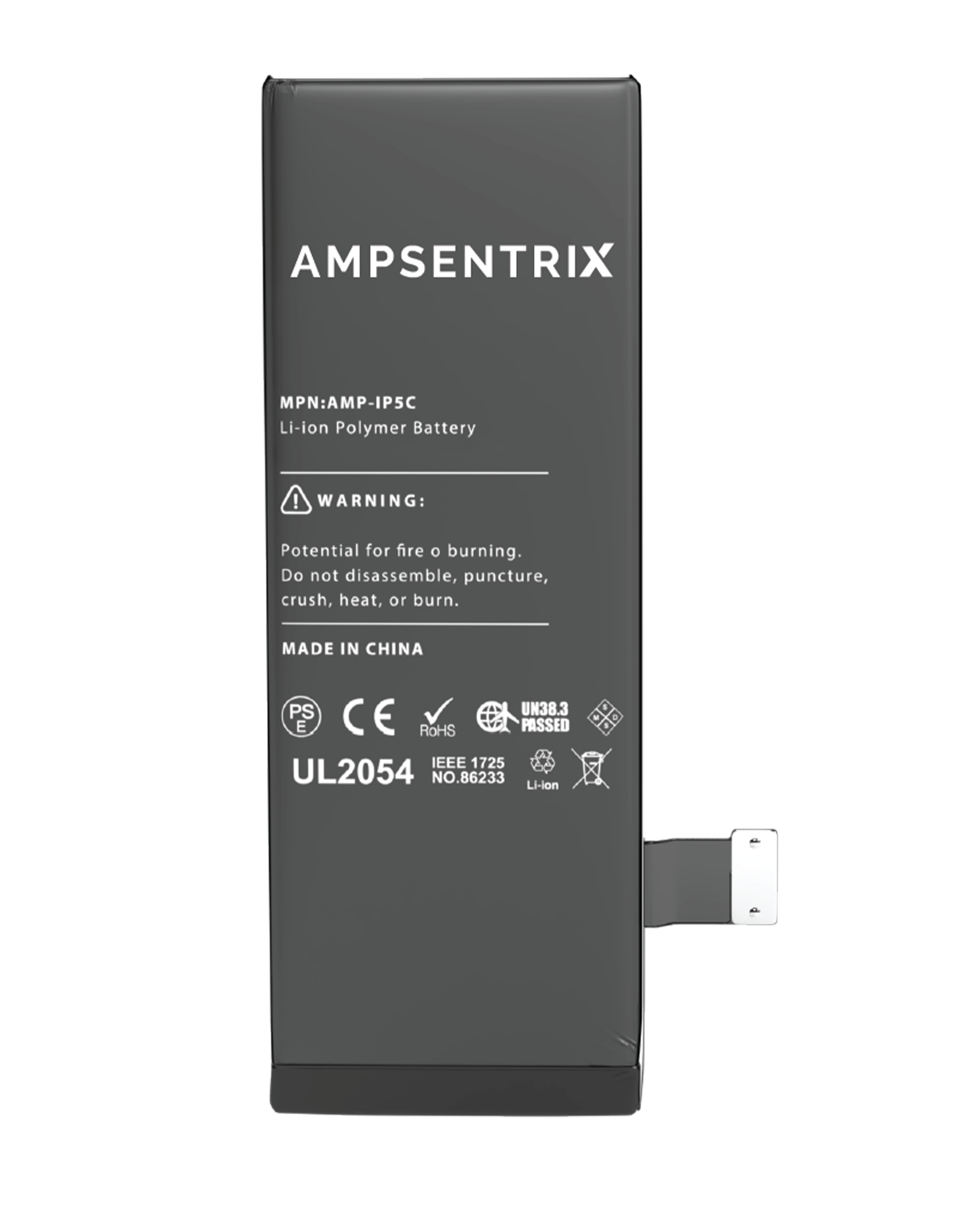 Replacement Battery for iPhone 5C (AmpSentrix Pro)